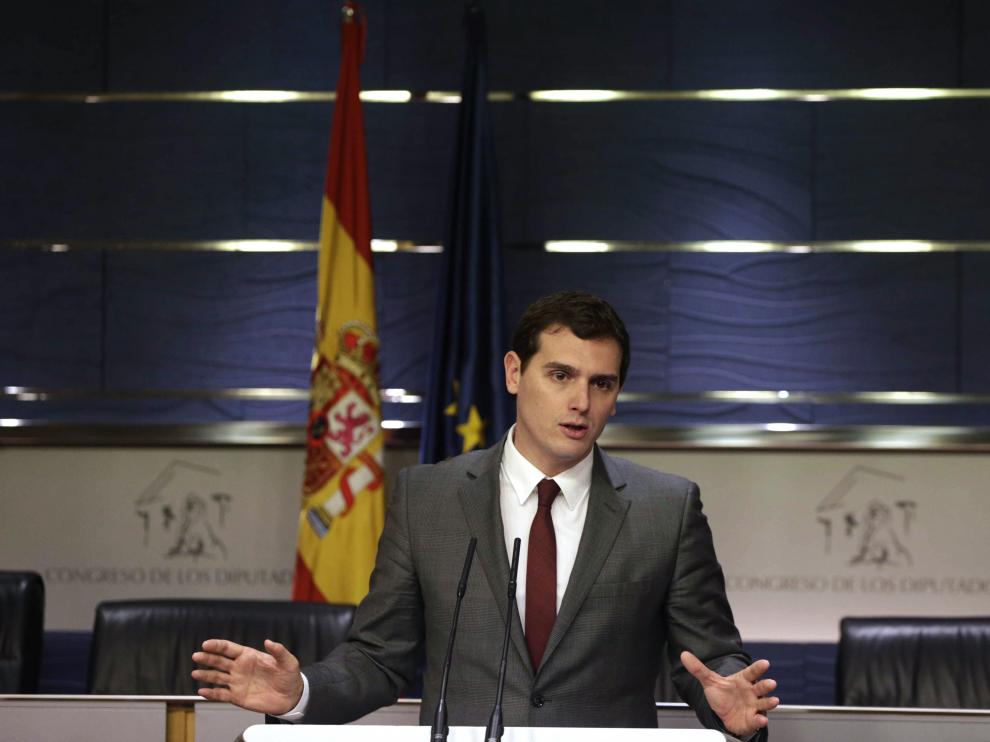 Reunión de Pedro Sánchez y Albert Rivera