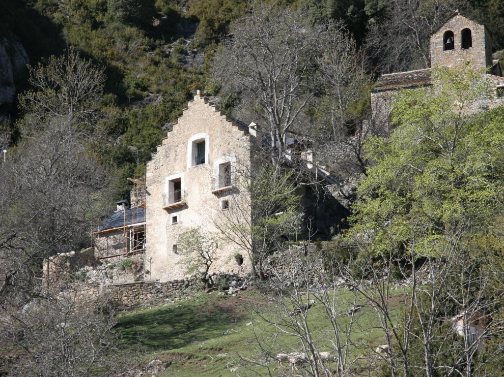Finca de la microrreserva de mariposas de Revilla.