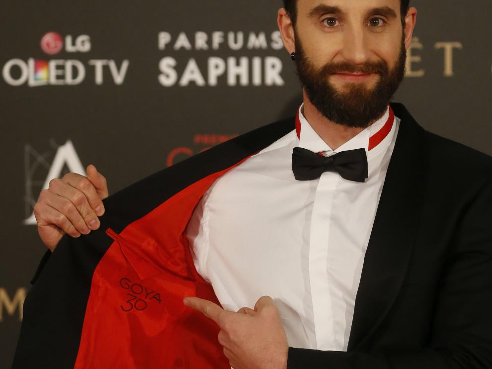 Dani Rovira, a su llegada a la gala de los Goya