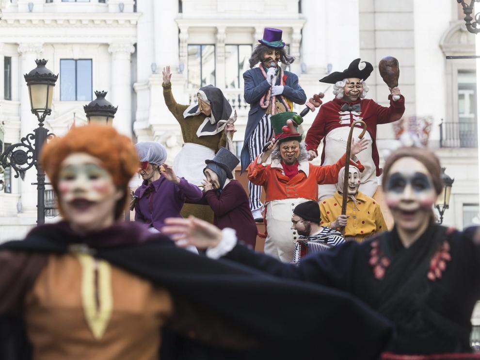 Carnaval infantil en Zaragoza.