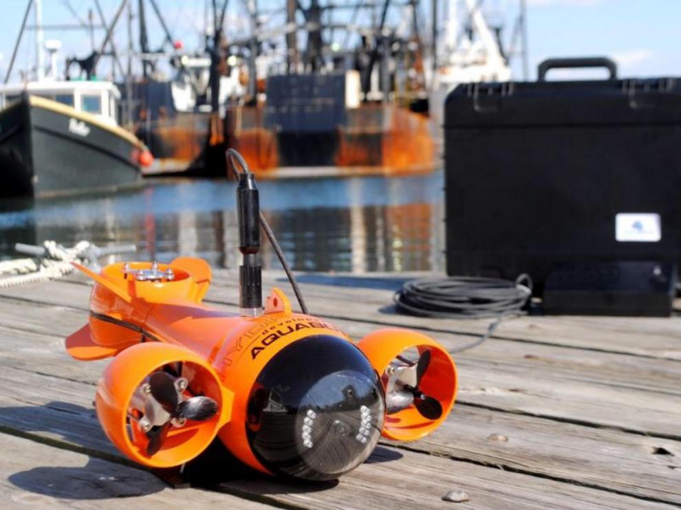 Un dron submarino.