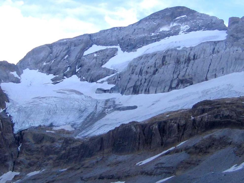 El glaciar de Monte Perdido.