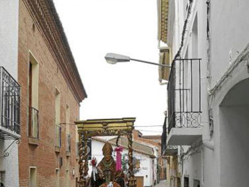 Procesión de San Valentín en Tobed