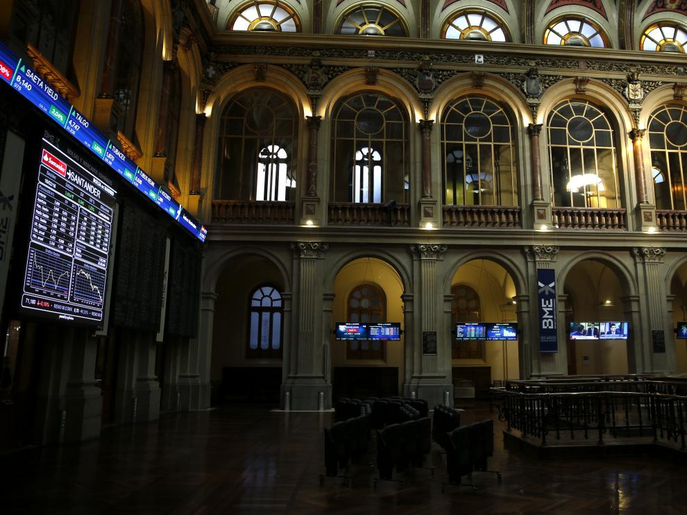 Bolsa de Madrid.