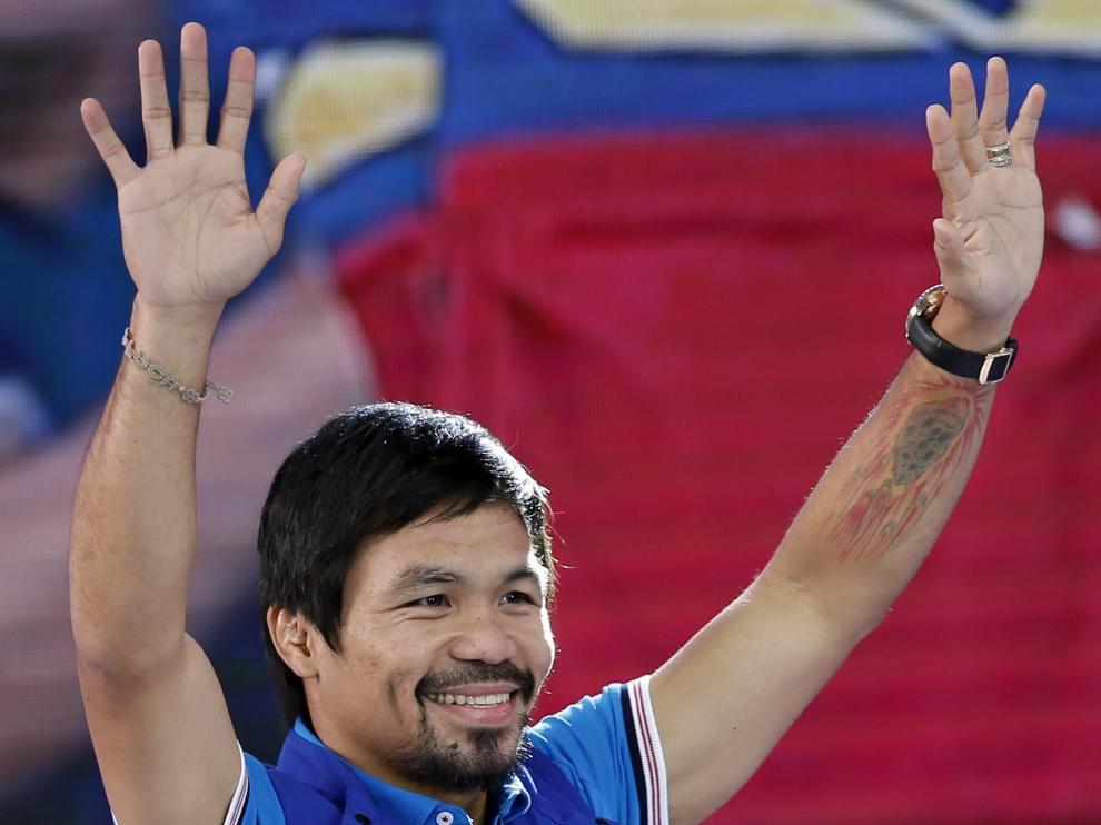 Pacquiao actualmente es aspirante a Senador en Filipinas.