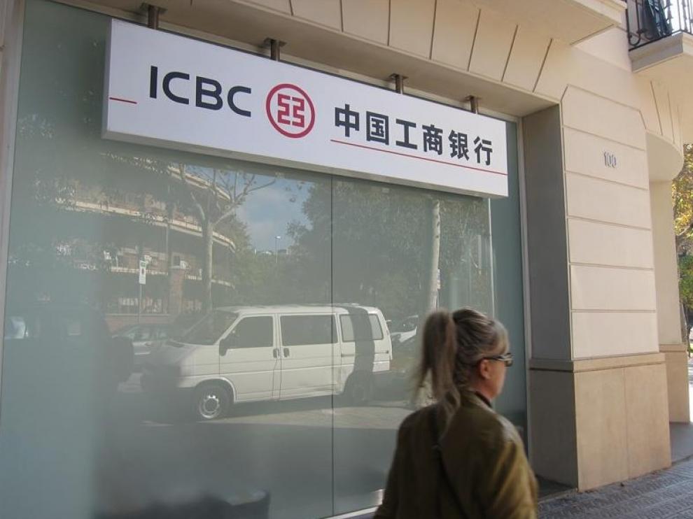 Una imagen de uno de los bancos de ICBC