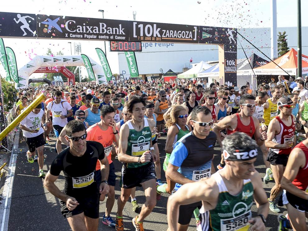 Una imagen de la salida de la pasada edición de la 10K