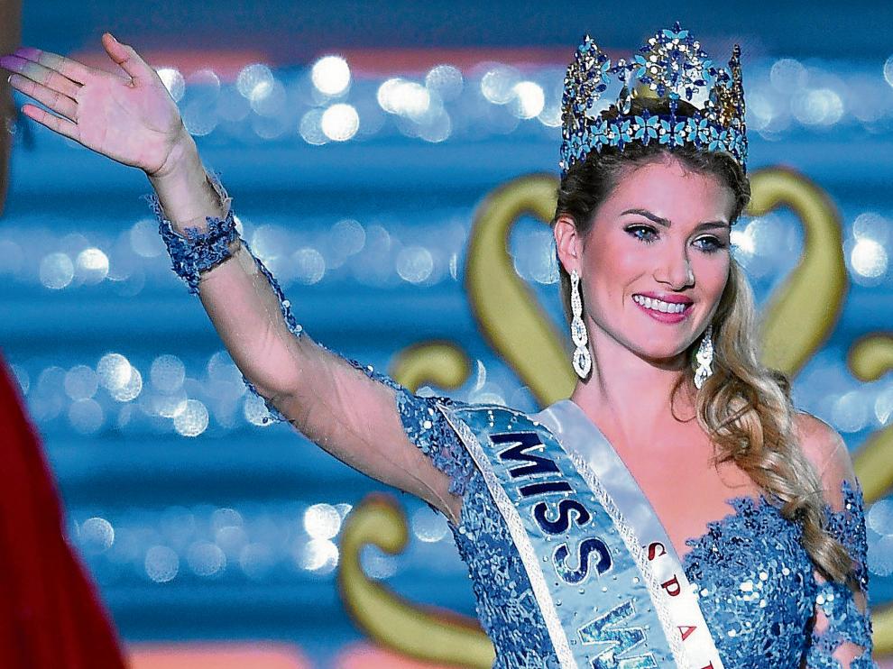 Mireia Lalaguna ganó el título de Miss Mundo en China en diciembre. Es la primera española que obtiene este título en las 65 ediciones que se han celebrado.