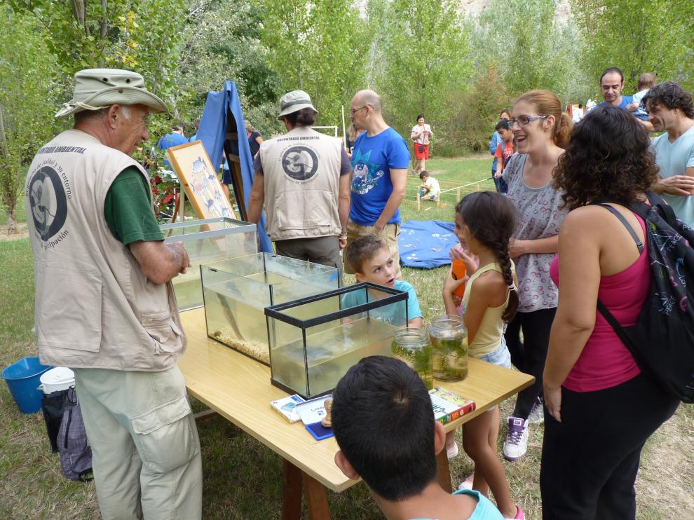 Voluntarios en el Galacho de Juslibol