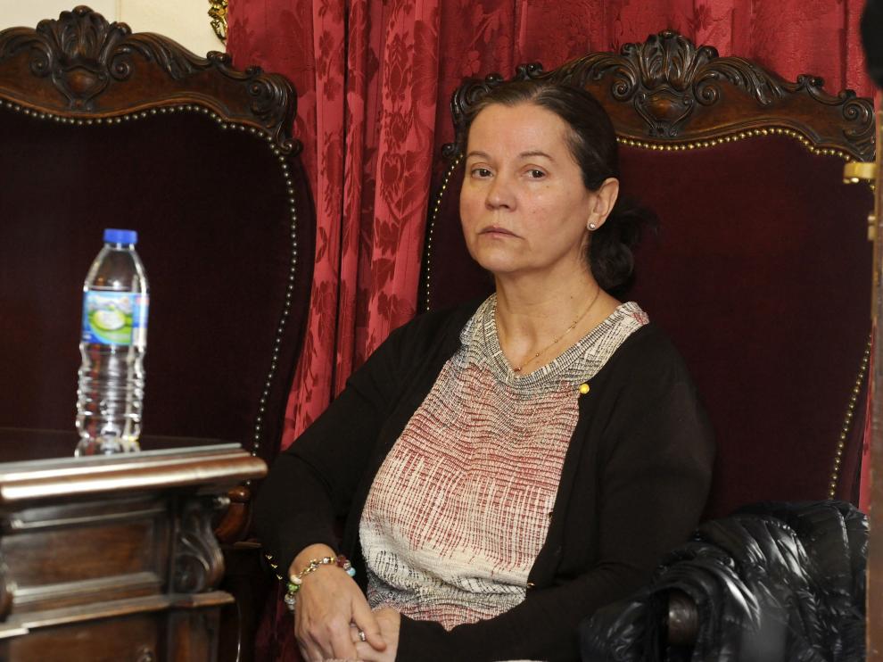 Montserrat González durante la lectura del veredicto.