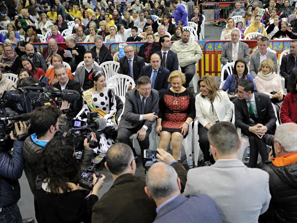 Ximo Puig y Susana Díaz en un acto en Valencia.