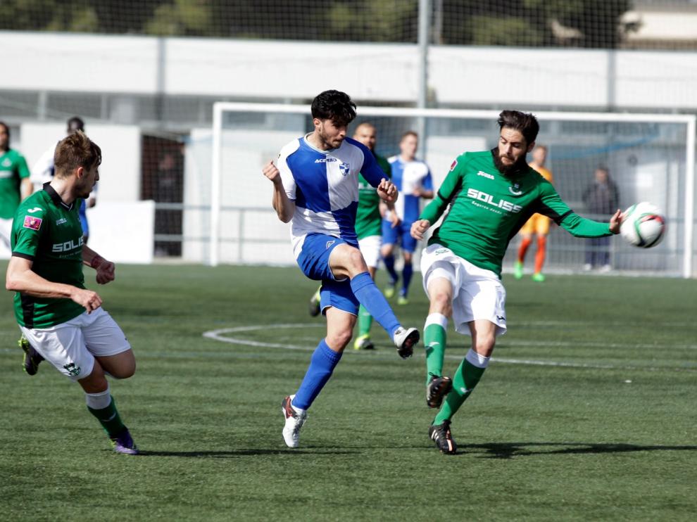 Un lance del partido entre el Ebro y el Toledo.