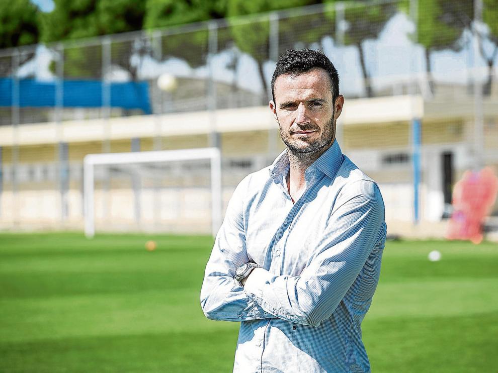 Manu Herrera, en uno de los campos de entrenamiento de la Ciudad Deportiva.