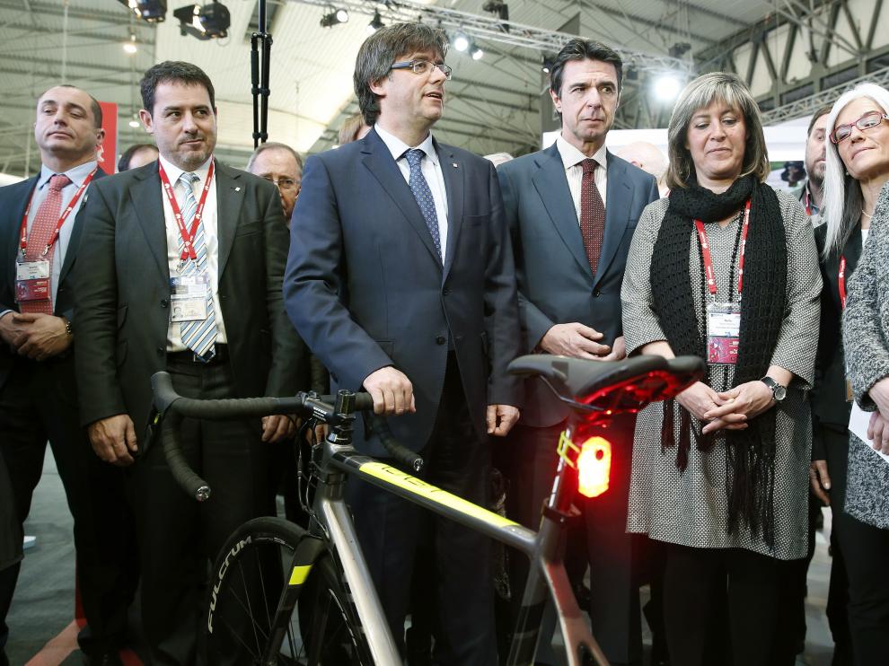 Carles Puigdemont y Manuel Soria inauguran el Mobile World Congress