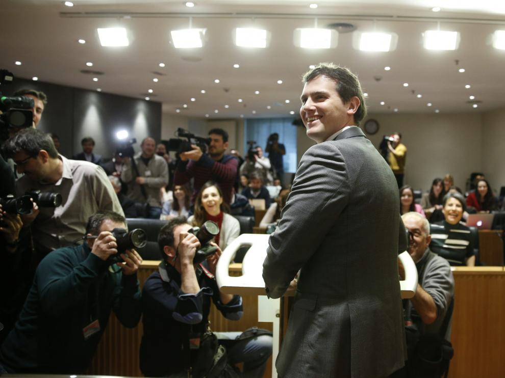 Albert Rivera, en el Congreso.
