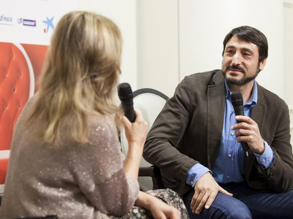 Carmelo Gómez, en Zaragoza.