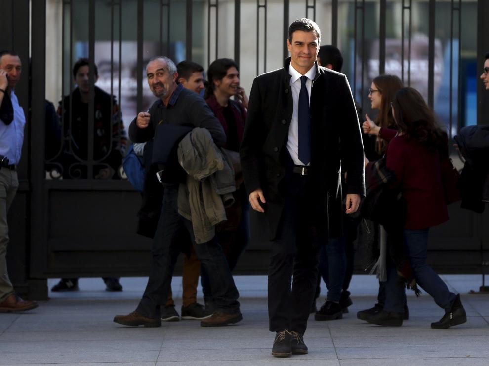 Pedro Sánchez, en el Congreso.