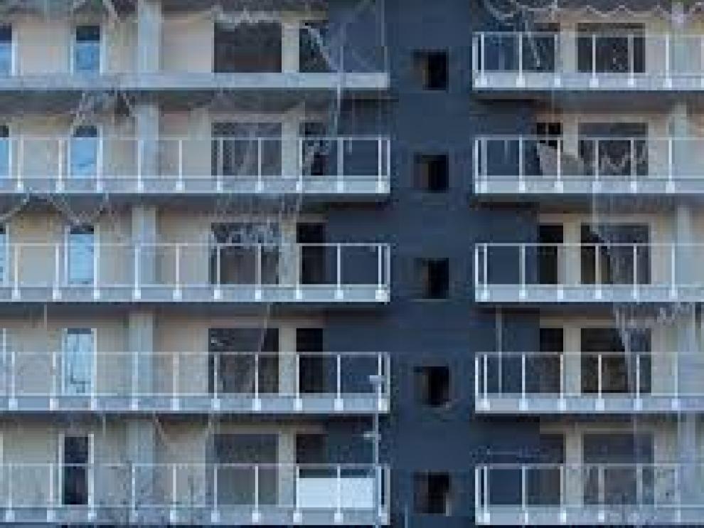 Obra de viviendas en Zaragoza