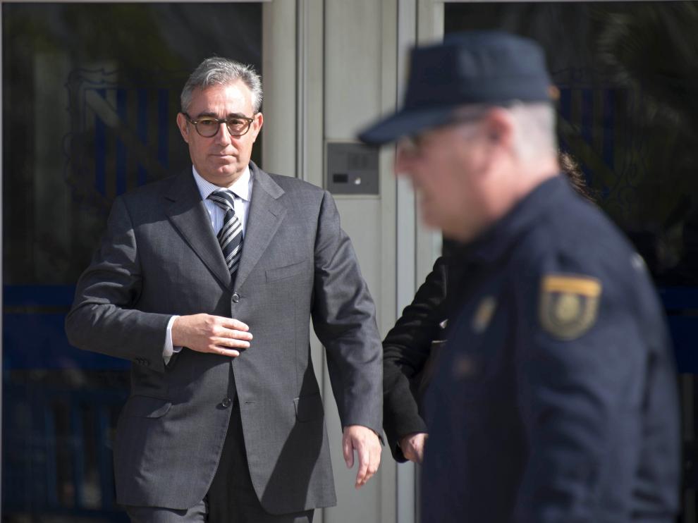 Diego Torres, a su salida del tribunal.