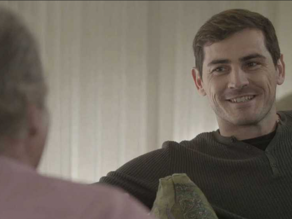 Iker Casillas en el programa presentado por Bertín Osborne 'En tu casa o en la mía'.