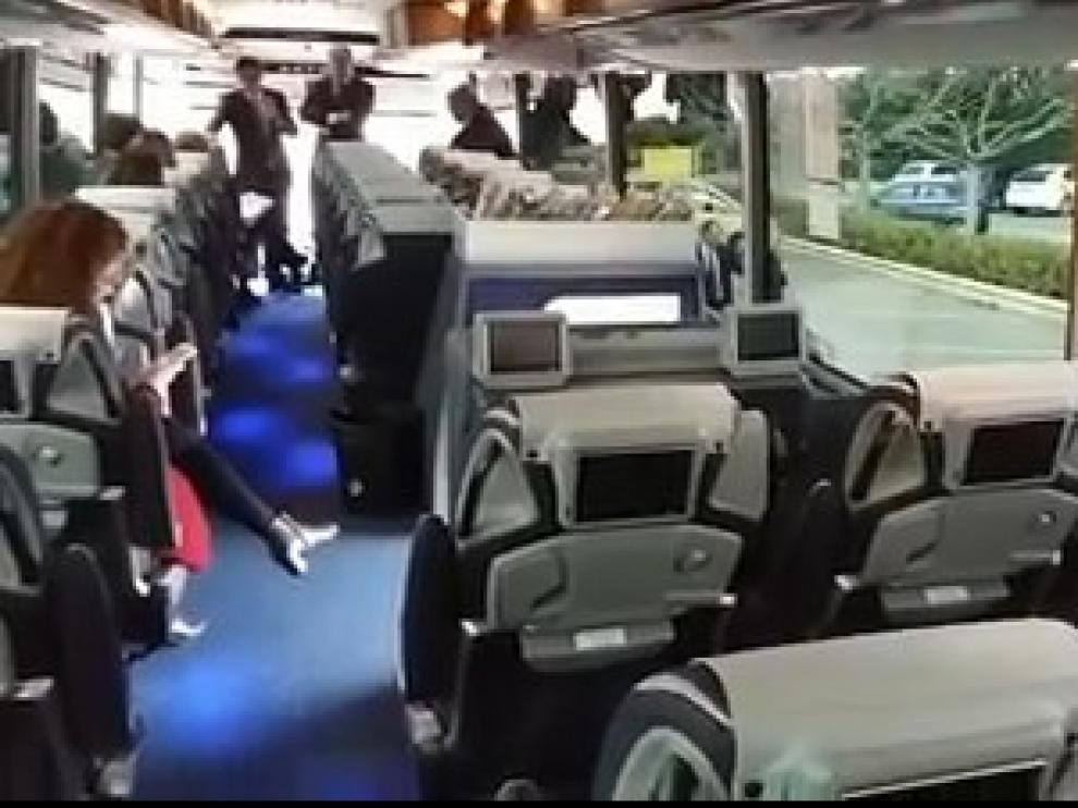 El conductor iba al volante de un autocar que cubre la línea Madrid-Murcia.