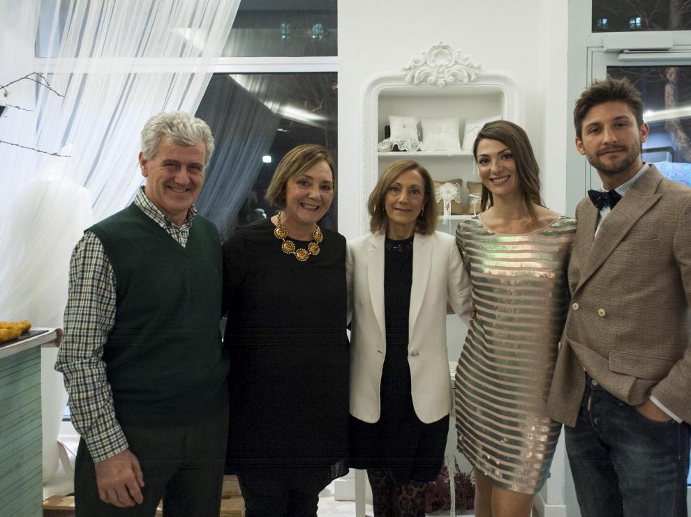 Alejandro Jalices, Isabel Alonso, Carmen Alonso, Elena Navarro y Emilio del Castillo, en Love Story.