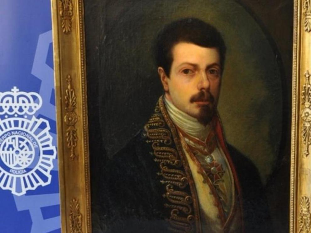 Un falso Goya incautado por la Policía este mismo mes