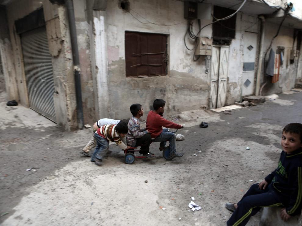 Los niños vuelven a la calle en Siria, imagen de archivo.
