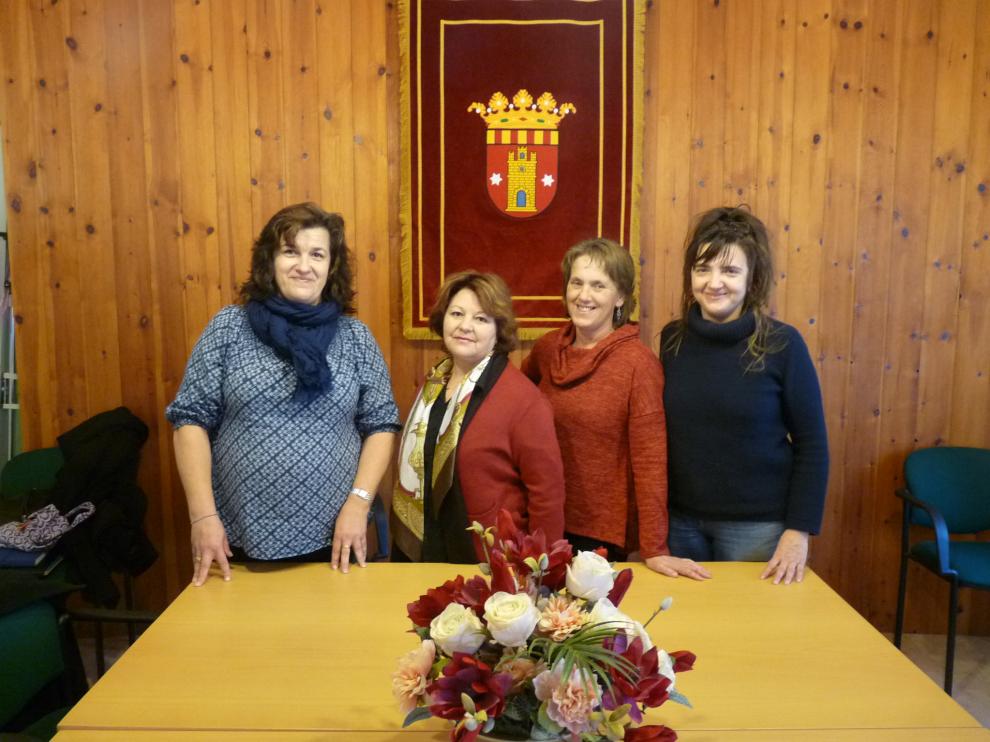 En el Ayuntamiento de Salvatierra de Esca todas las concejalas son mujeres.