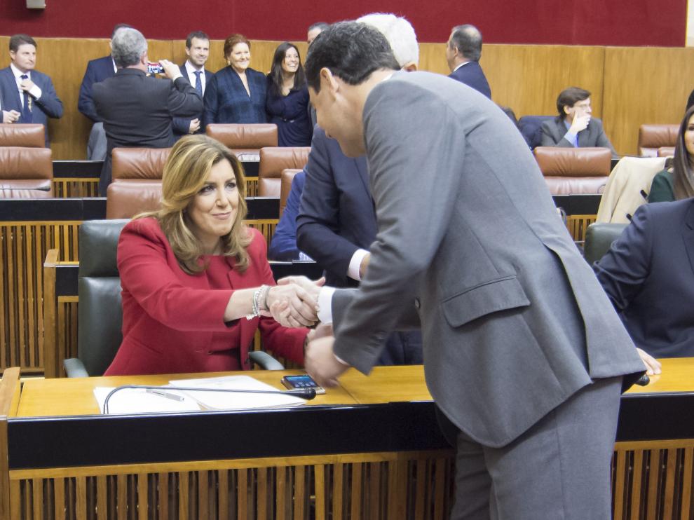 La presidente de Andalucía Susana Díaz