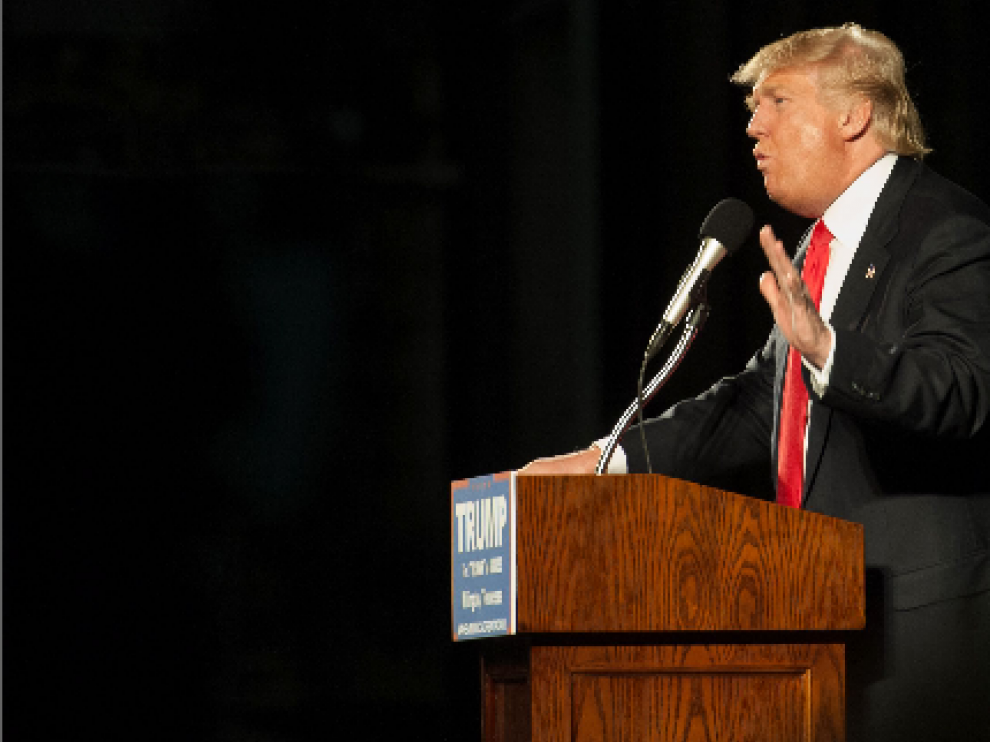 El magnate y precandidato republicano Donald Trump.