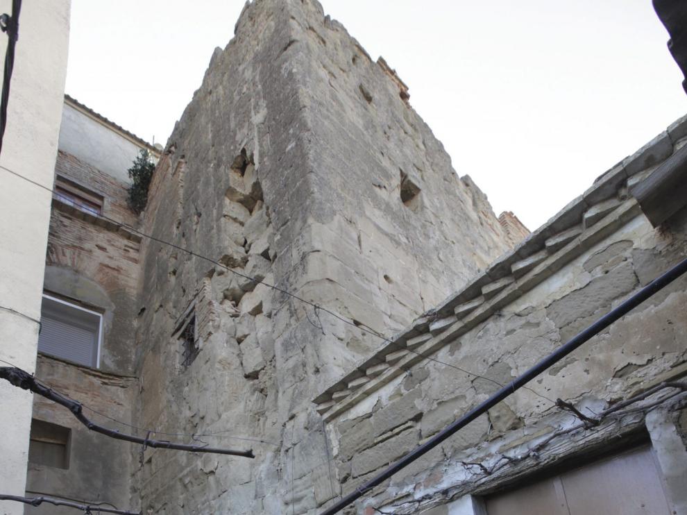 Muro del castillo de Argavieso