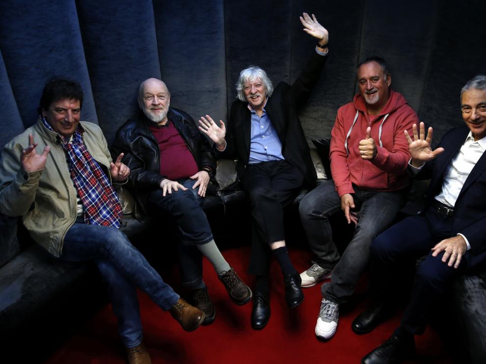 Les Luthiers en la presentación de su gira por España