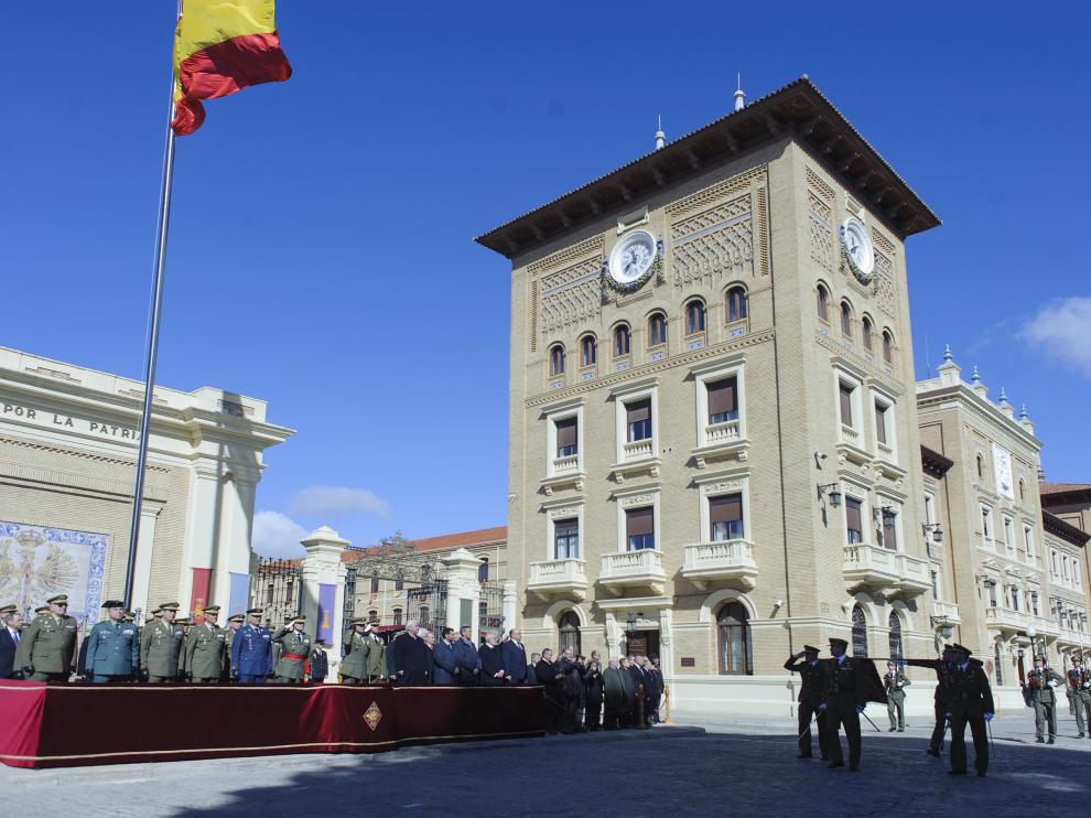 El general Luis Lanchares toma posesión de la dirección de la Academia General Militar