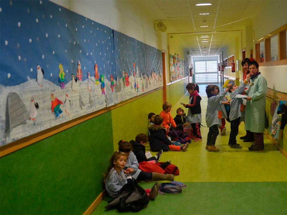 Colegio Monzón III, el único con jornada continua en Aragón desde 2013.