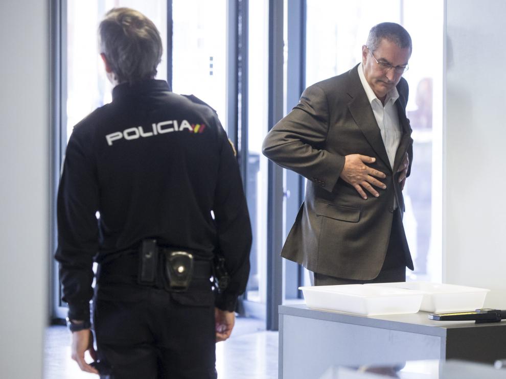 Ricardo García Becerril en la Ciudad de la Justicia en una imagen de archivo.