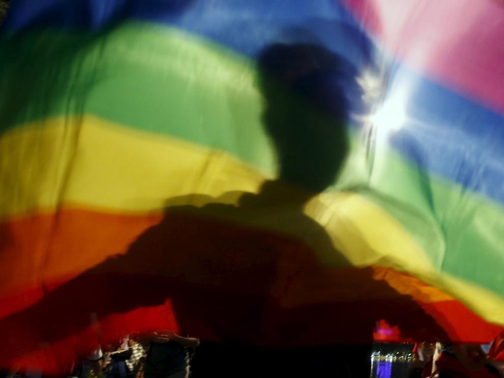 Una marcha por los derechos de los gays.