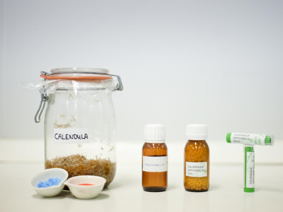 Medicamentos homeopáticos.