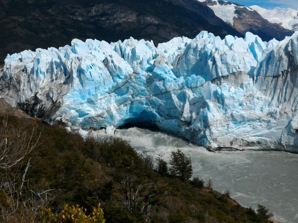 El glaciar Perito Moreno, en Argentina.