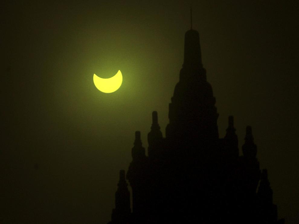 Imagen del único eclipse total de sol de 2016