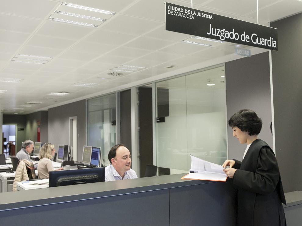 Los juzgados de la Ciudad de la Justicia, en Zaragoza.