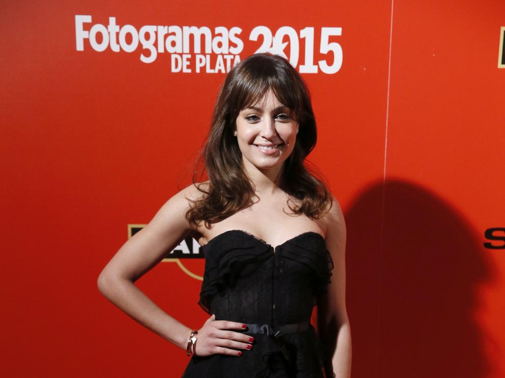 Hiba Abouk, la actriz que denunció los hechos, en los premios Fotograma de Plata 2015.