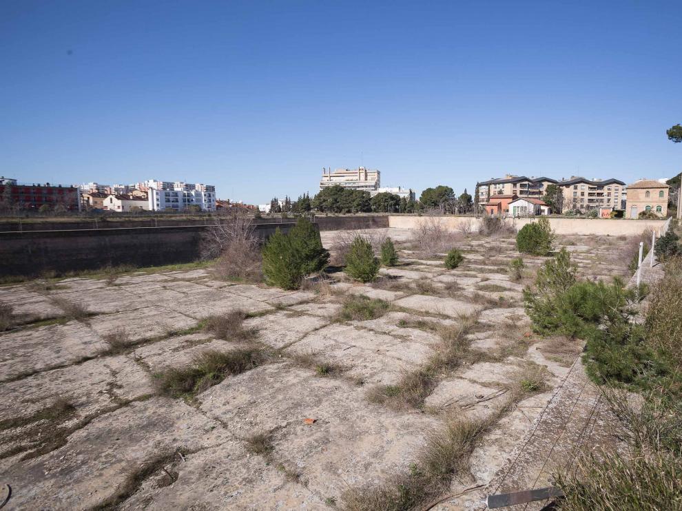 Antiguos depósitos de agua del parque Pignatelli