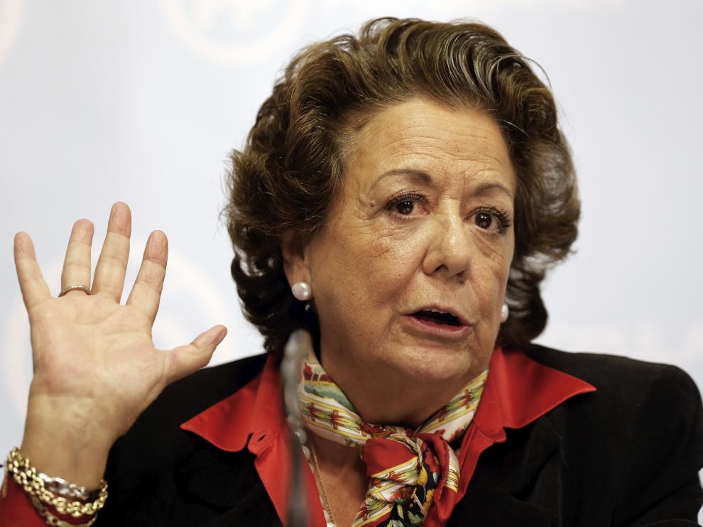La exalcaldesa de Valencia, Rita Barberá.