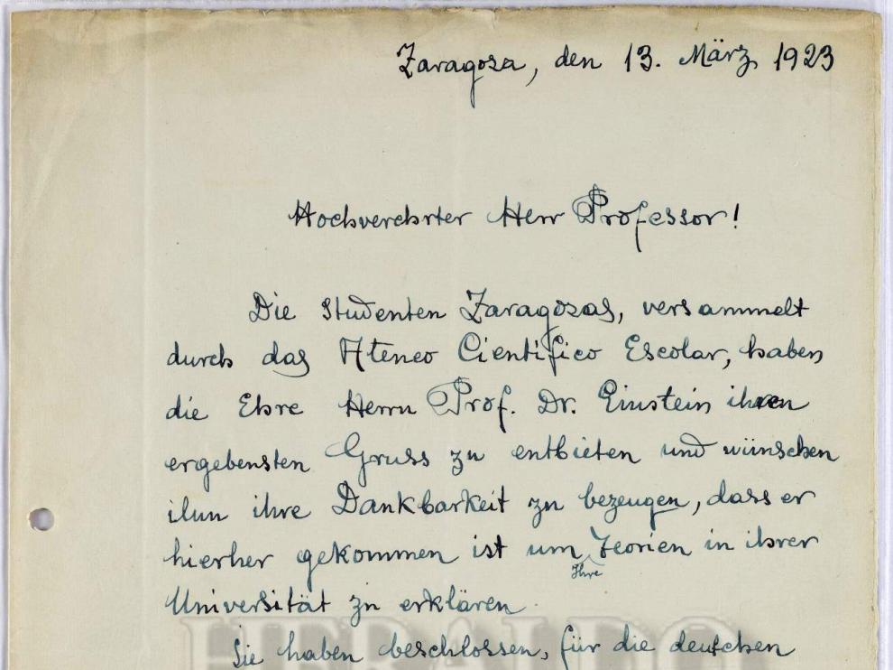 El documento original está guardado en Israel