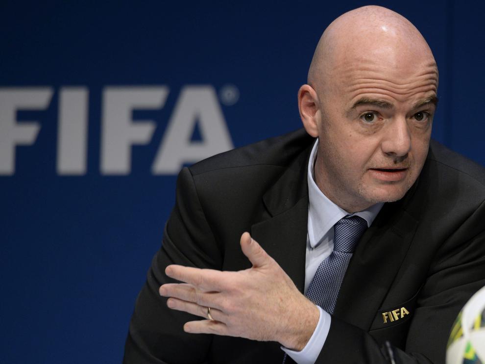 Gianni Infantino, presidente de la FIFA.