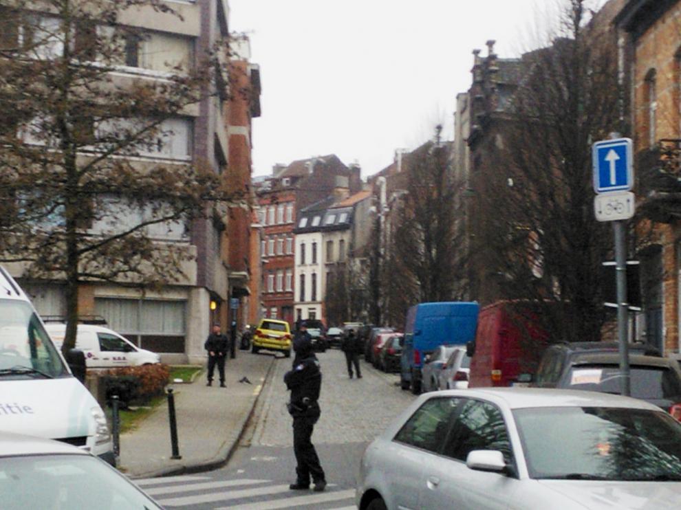 La operación se desarrolla en el barrio de Molenbeek.