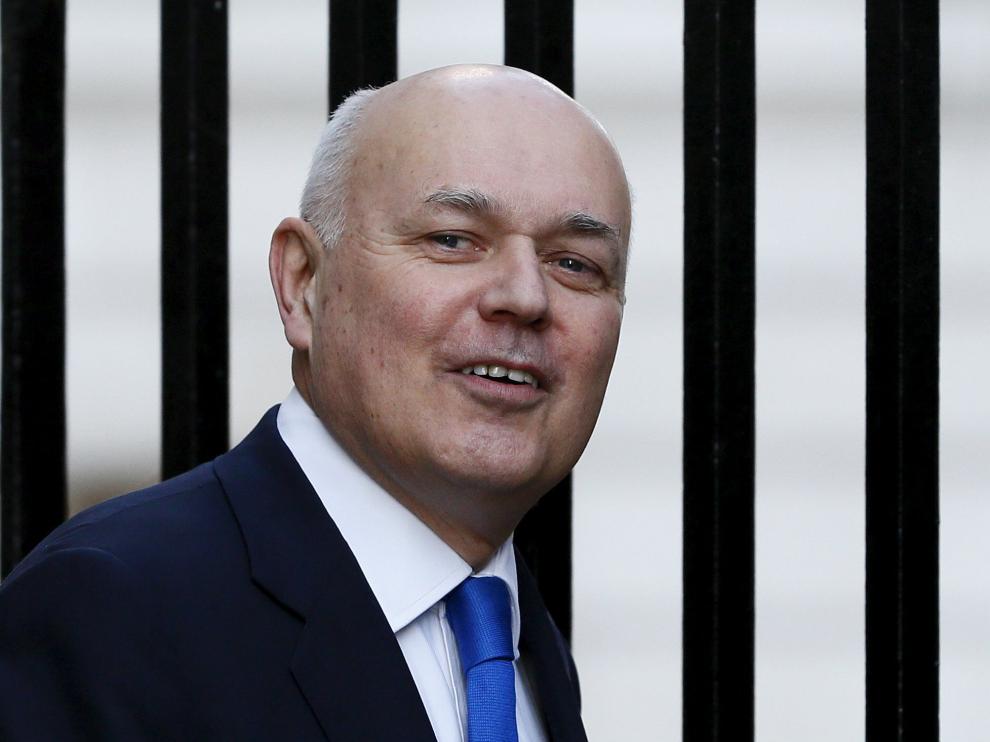 El ya exministro de Trabajo británico, Iain Duncan Smith.