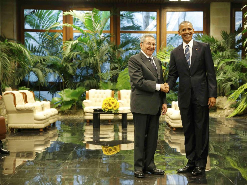 Obama y Castro se reúnen en La Habana