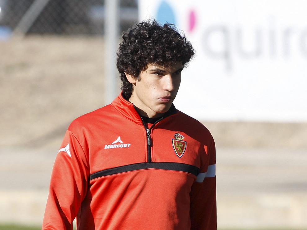 Jesús Vallejo, en la Ciudad Deportiva.